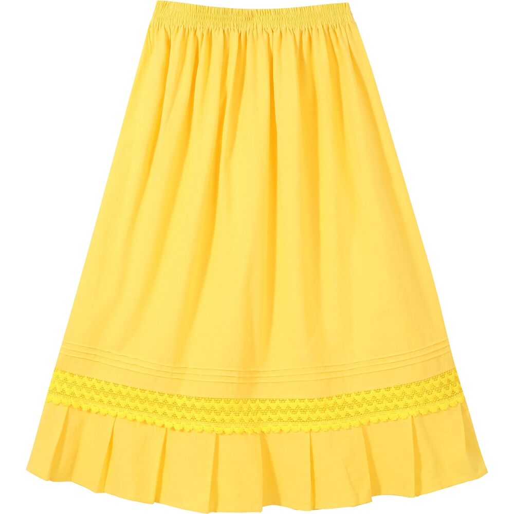 8055 Mexican Skirt Fiesta Theme Party Skirt Maxi Lace Traditional Dannce